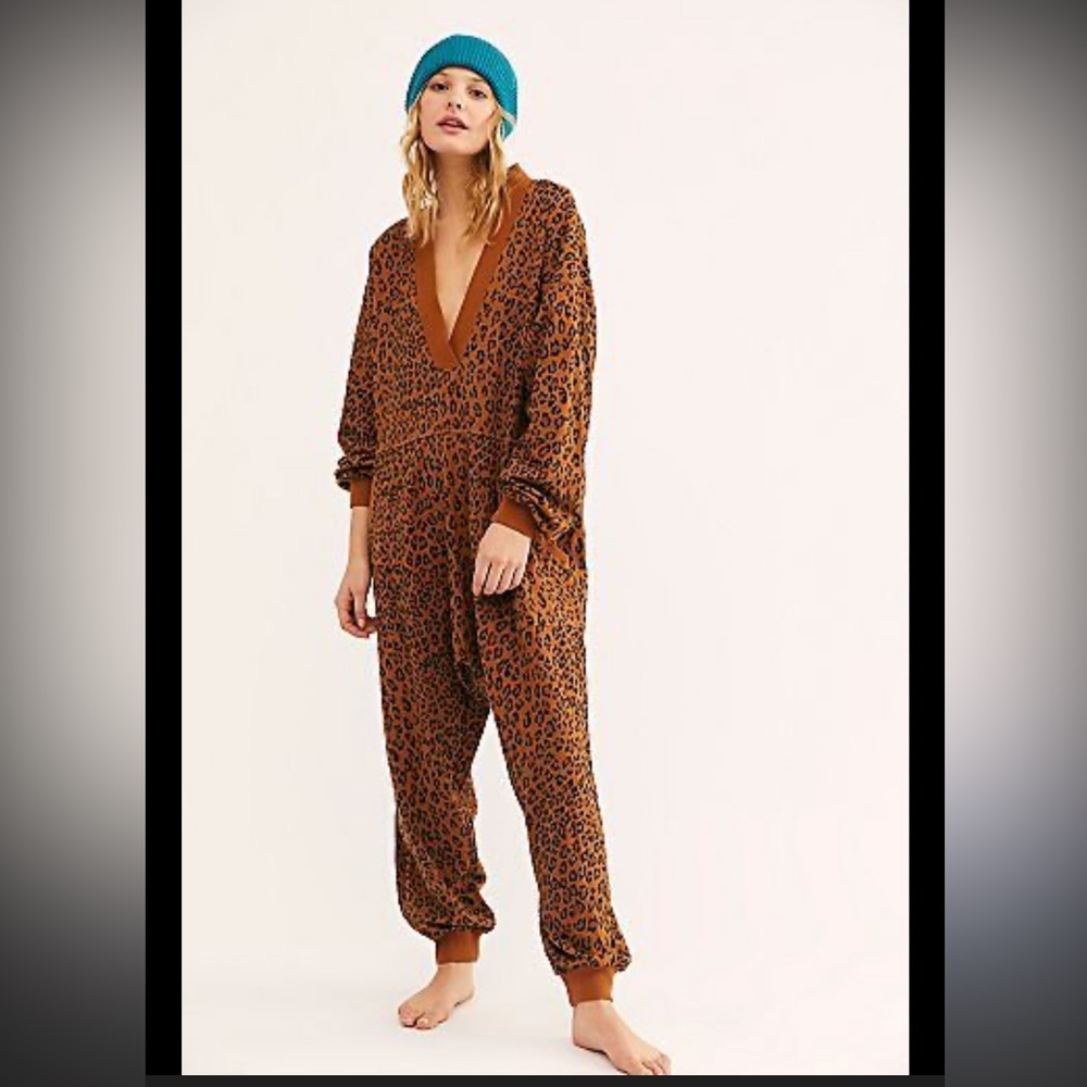 Free People Printed Just Because Romper - Picture 1 of 5